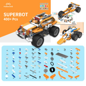 Makerzoid Superbot – Advanced STEM Robotics Kit for Kids