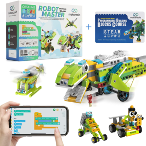 Makerzoid Robot Master Standard – STEM Robotics Kit for Kids