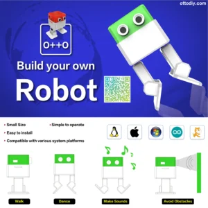 OTTO Robot DIY Project For Arduino  (No 3D Body Printer Parts)