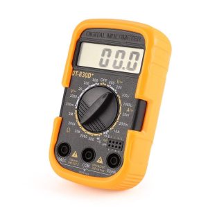 Digital Multimeter DT830D+ with Protective Cover & Battery Included