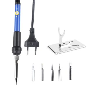 Soldering Iron 60W with Adjustable Temperature EU Plug