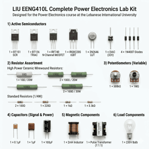 LIU EENG410L Complete Power Electronics Lab Kit