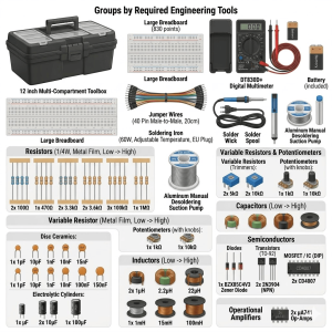 LIU EENG370L Complete Electronic Circuits Lab Kit