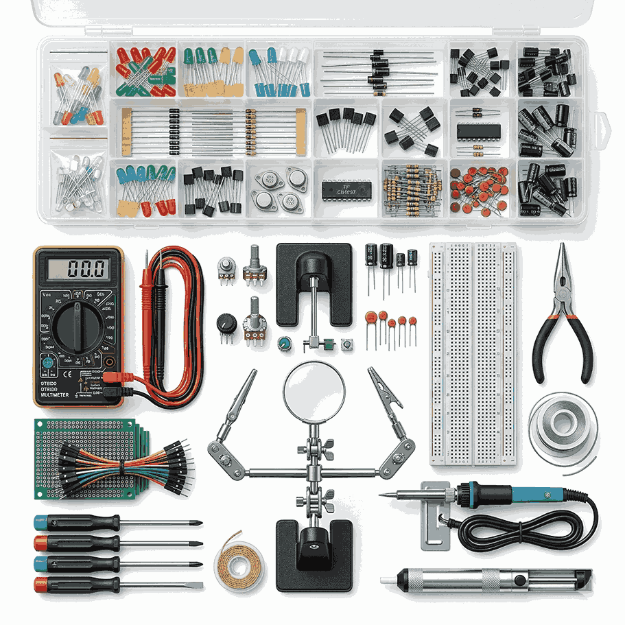 LIU EENG350L Complete Electronic Circuits Lab Kit • ROBOTECH JR