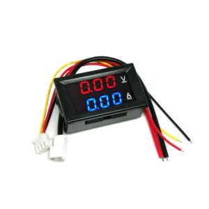 DC 0–100V Digital LED Voltmeter & Ammeter 0–10A