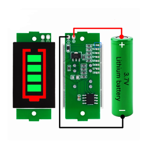 Lithium Battery Power Meter Display Module 1–8S