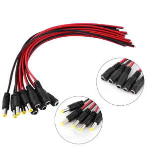 DC Male & Female Power Cable Pair (18AWG)