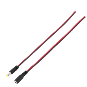 DC Male & Female Power Cable Pair (18AWG)