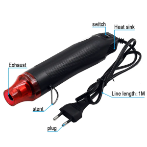 Mini Hot Air Gun 300W | 220V | Heat Shrink & DIY Tool
